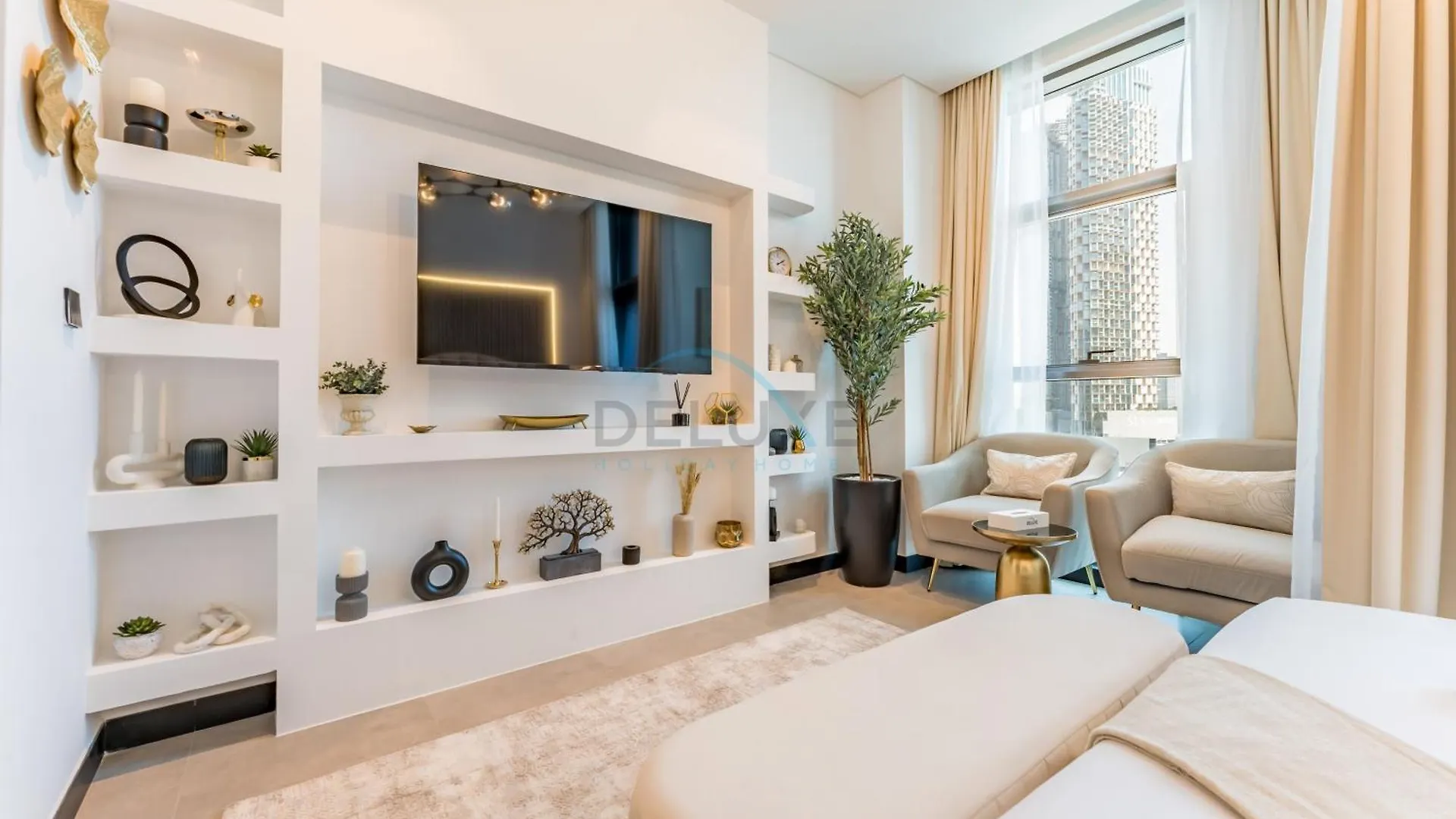 Elegant Studio Next To Dubai Water Canal, 15 Northside Tower 1, Business Bay By Deluxe Holiday Homes 0*,